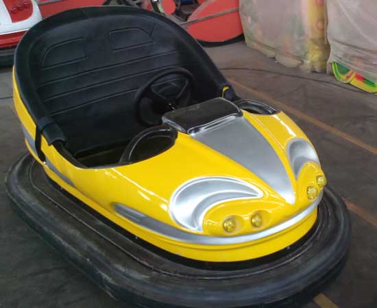 Yellow Electric Bumper Cars